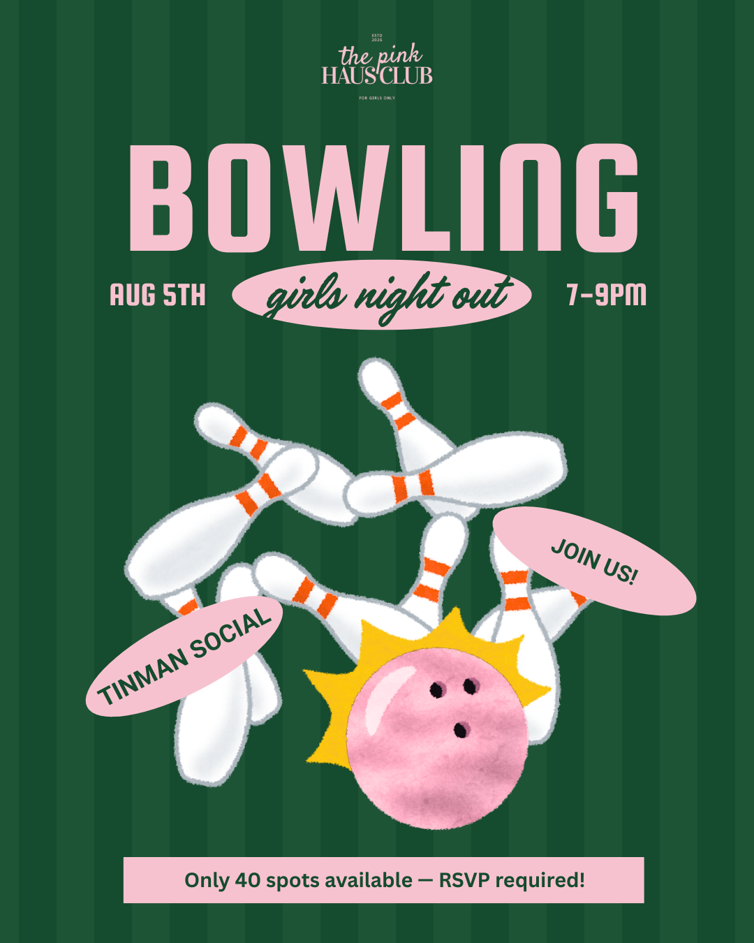 🎳 Girls Night Out: Bowling Night at Tinman Social