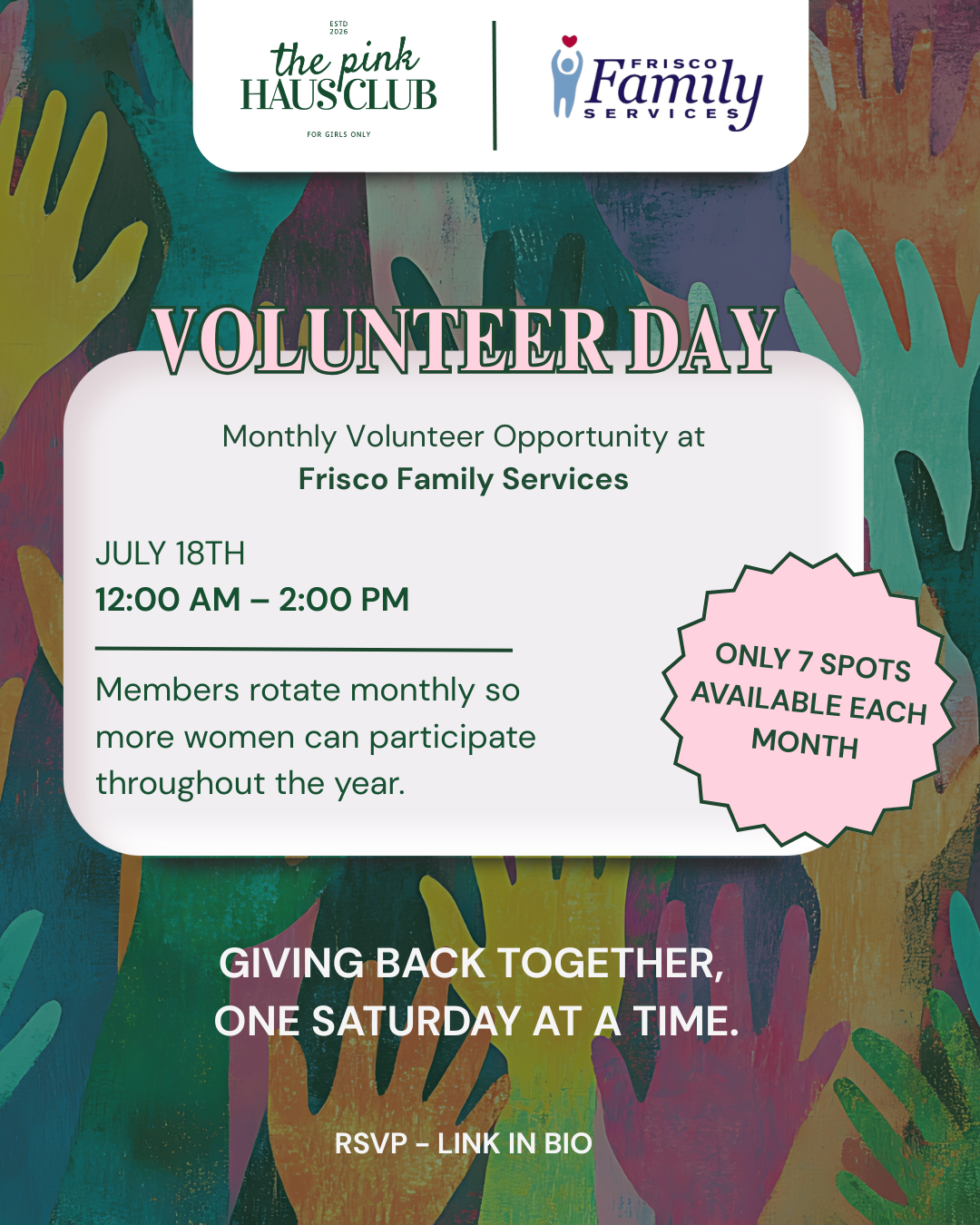 Volunteer Day at Frisco Family Services